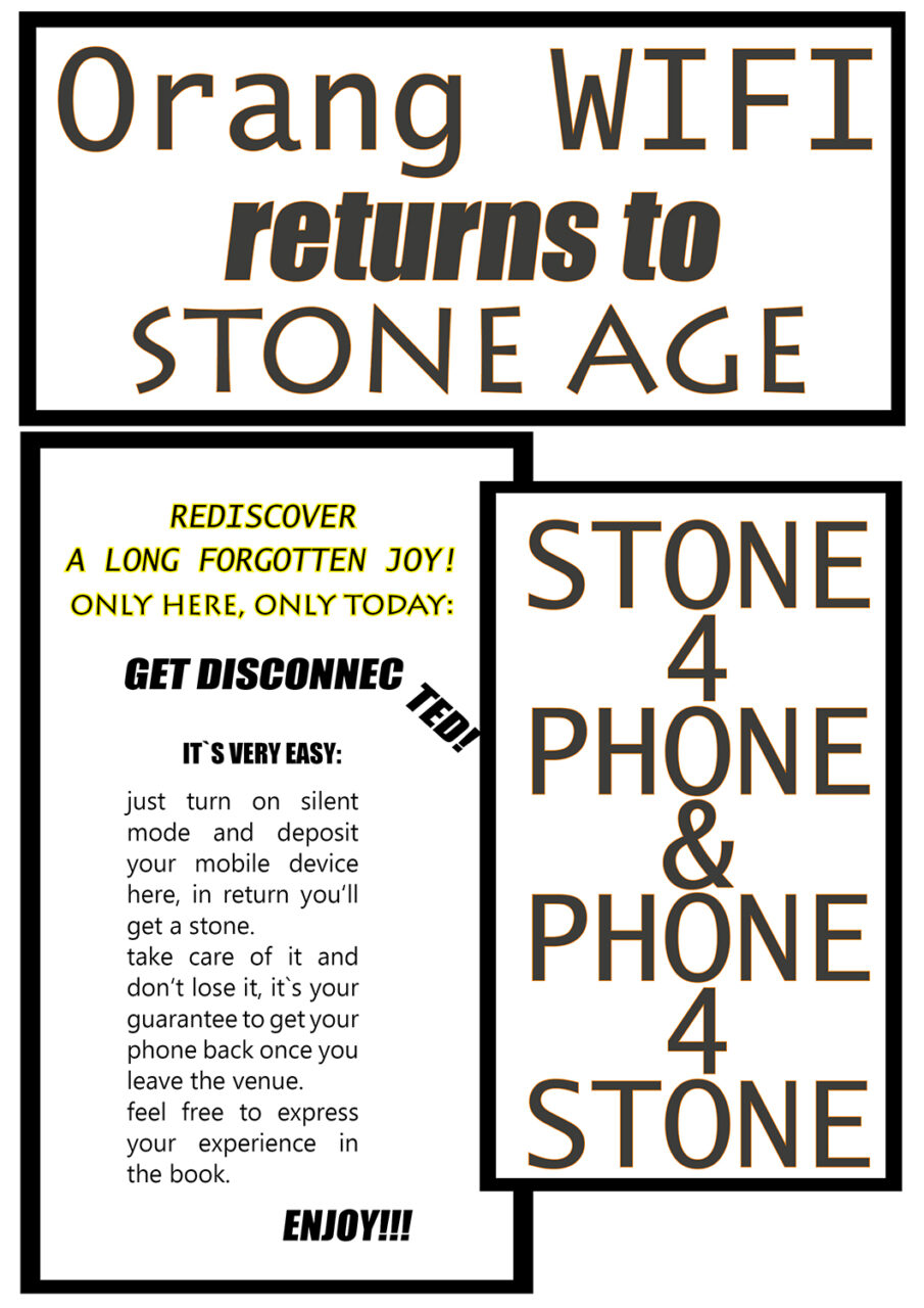 stone4phone4stone | invitation poster 